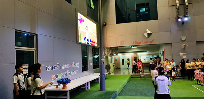 泰国幼儿园室内全彩LED显示屏项目