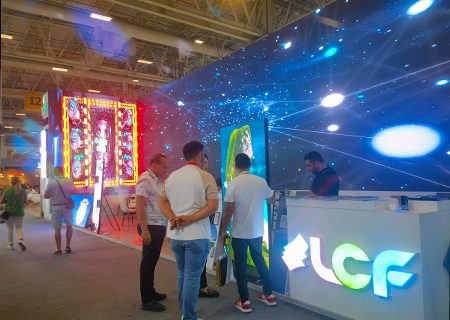 金沙集团186cc成色LED显示屏闪耀2023土耳其广告展！